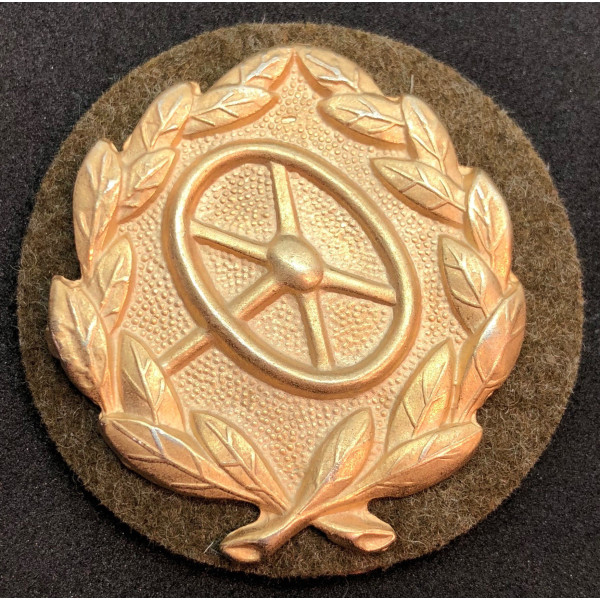 Army Drivers Badge Gold