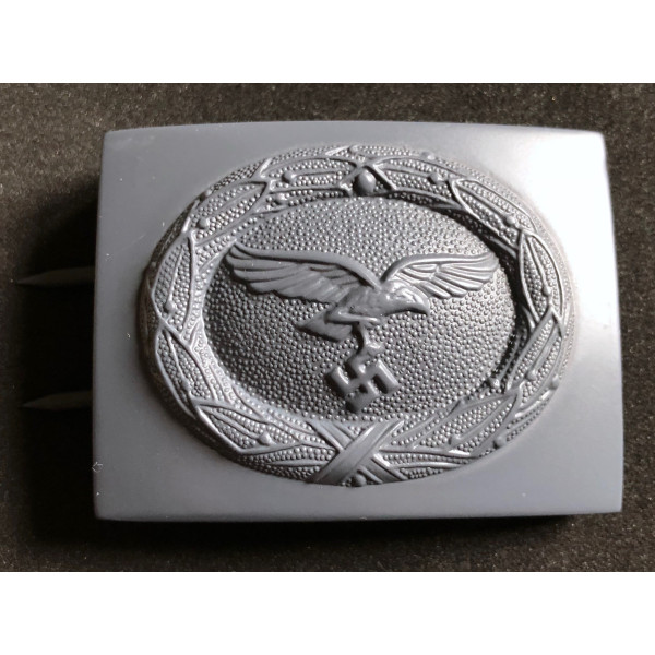 -QUALITÀ SUPERIORE- Fibbia Luftwaffe (Blu)