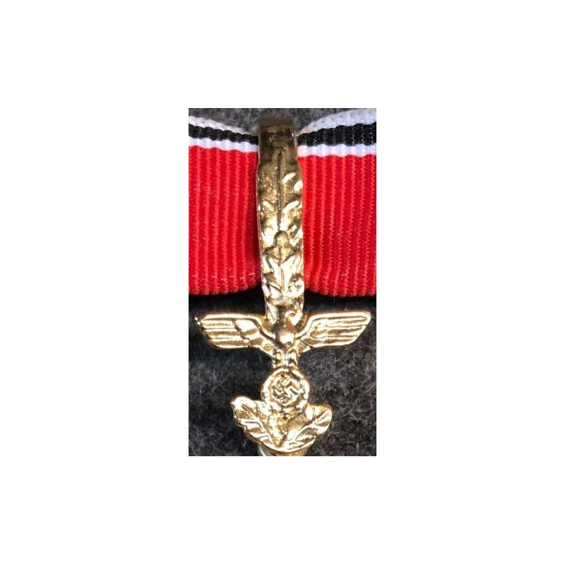 Ribbon Accessory - Clasp with bay leaves and Eagle