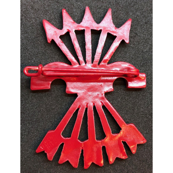 Abzeichen für Falange Kämpfer - Flechas Rojas
