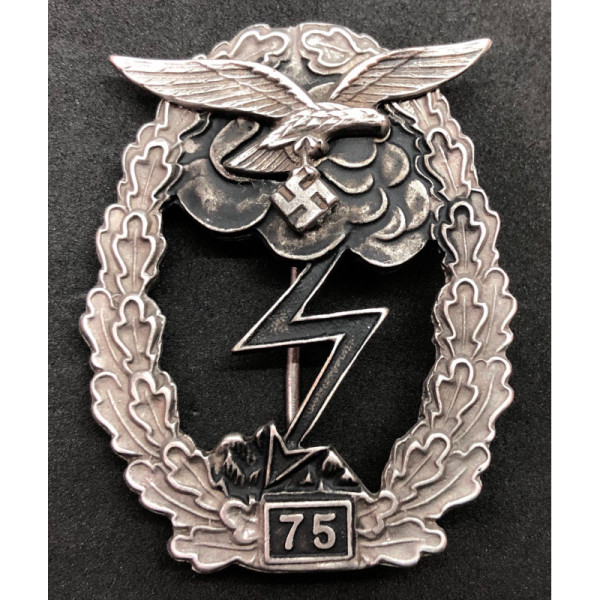 Ground Assault Badge Of The Luftwaffe - 75 Assaults