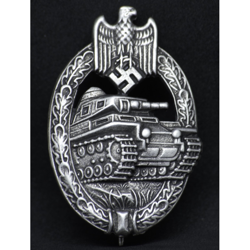Panzerkampfabzeichen im Silber (Hersteller Assmann)