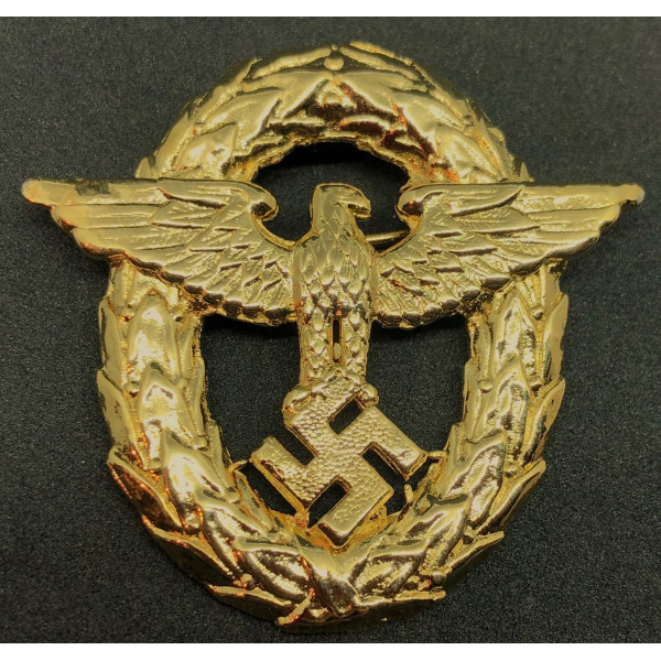 Polizei Mützenabzeichen Für Offiziere (Typ 2)
