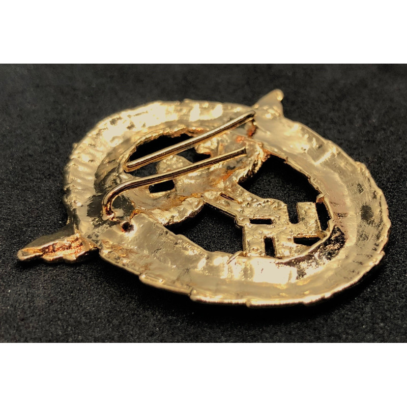 Fregio Da Cappello Della Polizia (Tipo 2, Oro)