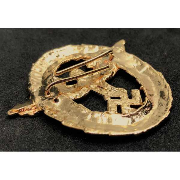 Fregio Da Cappello Della Polizia (Tipo 2, Oro)