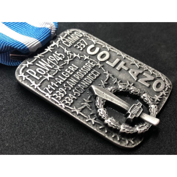 Medaille für ehemalige RSI-Gefangene interniert in Coltano Lager
