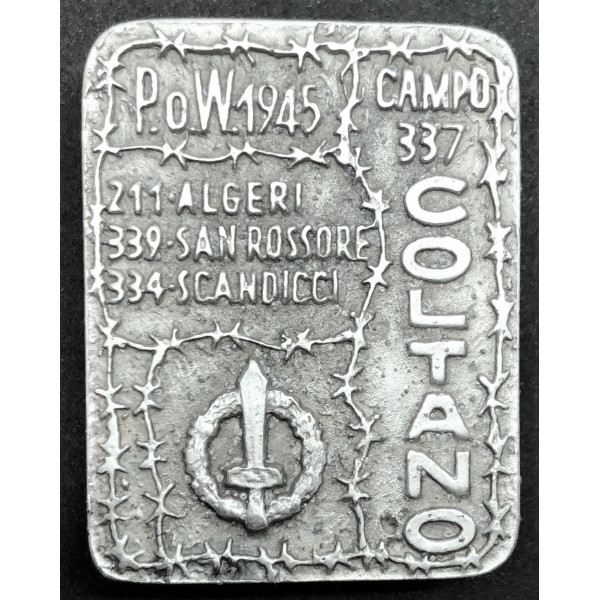 Distintivo degli ex prigionieri RSI internati nel campo di Coltano