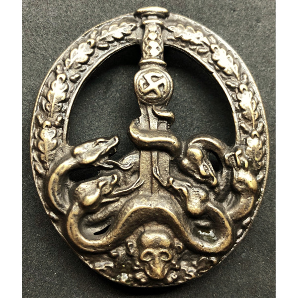 Anti-Partisan Guerrilla Warfare Badge (Hollow version, bronze)