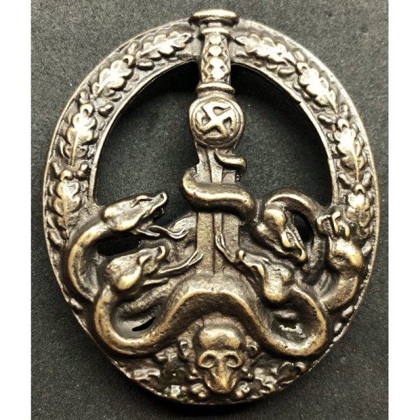 Anti-Partisan Guerrilla Warfare Badge (Hollow version, bronze)