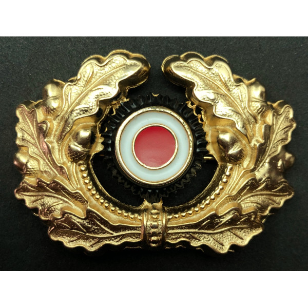 Eichenlaubkranz Mit Korkade For Schirmmütze Hat (Gold)