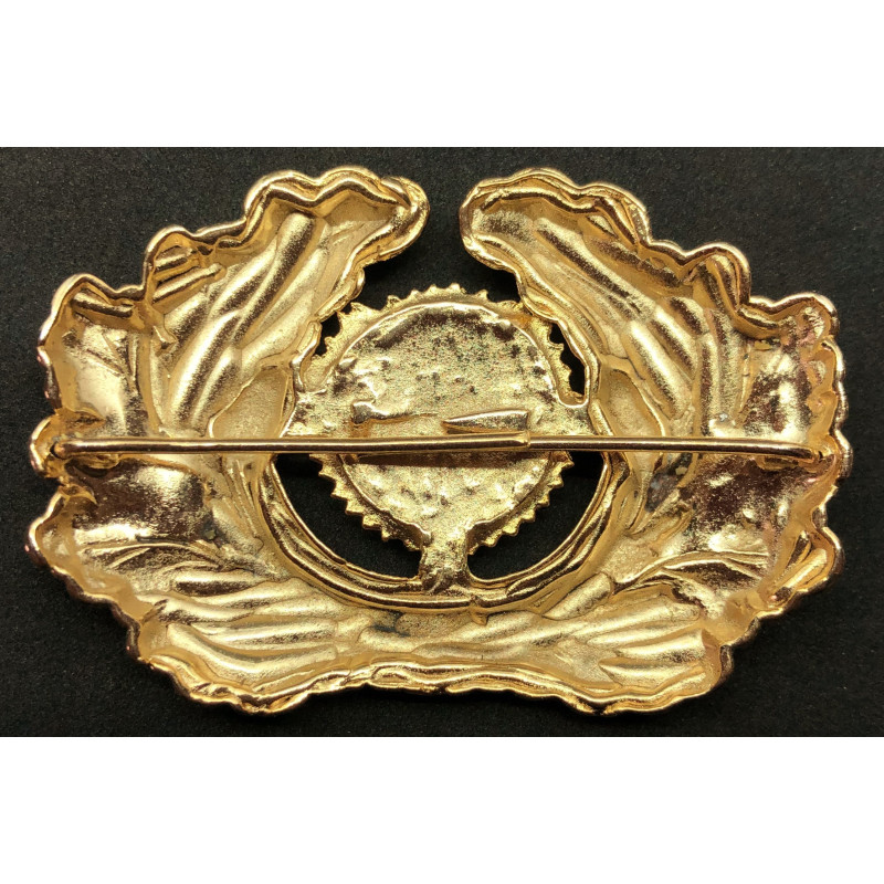 Eichenlaubkranz Mit Korkade For Schirmmütze Hat (Gold)