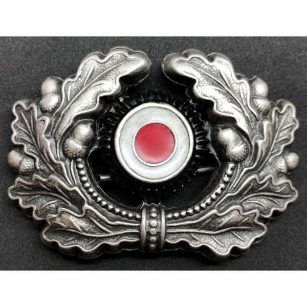 Eichenlaubkranz Mit Korkade For Schirmmütze Hat (Silver