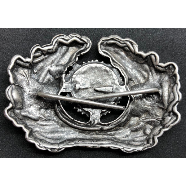 Eichenlaubkranz Mit Korkade For Schirmmütze Hat (Silver 2