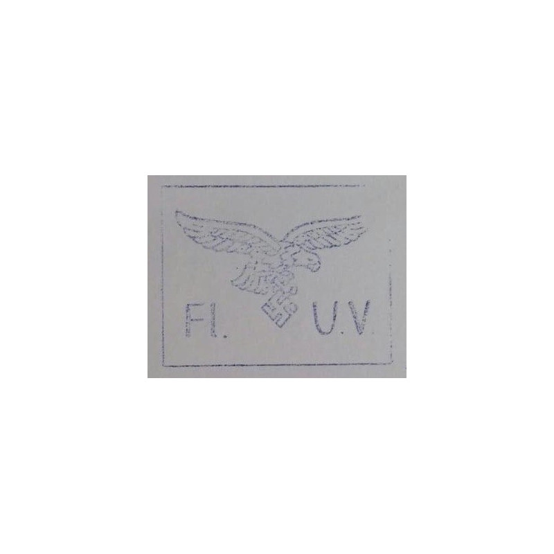 Stempel - Flieger Unterkunft Verwaltung (Fl. U.V.)