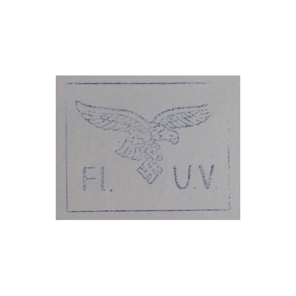 Stempel - Flieger Unterkunft Verwaltung (Fl. U.V.)