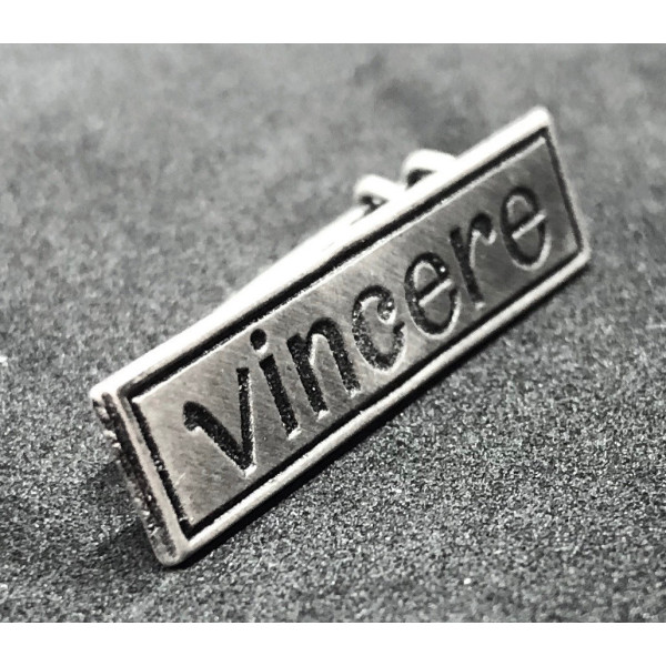 "Vincere" propaganda pin of the Fascist movement