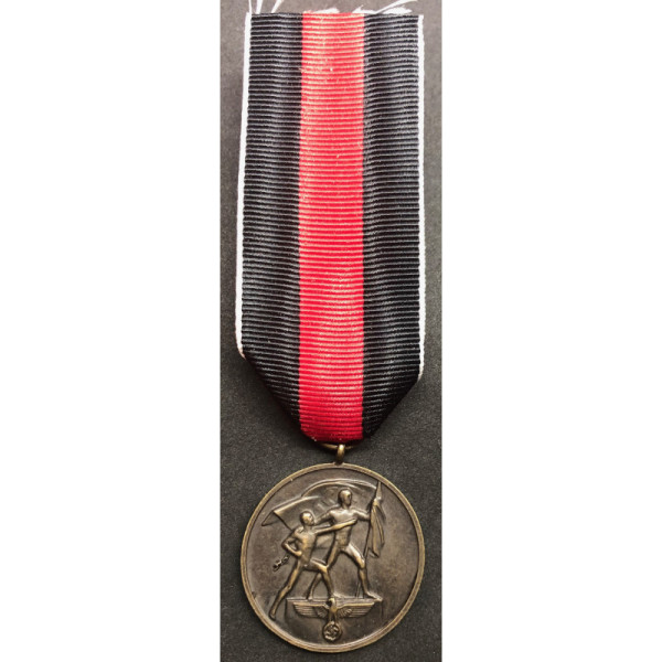 Sudetenland Medal 1 Octobre 1938