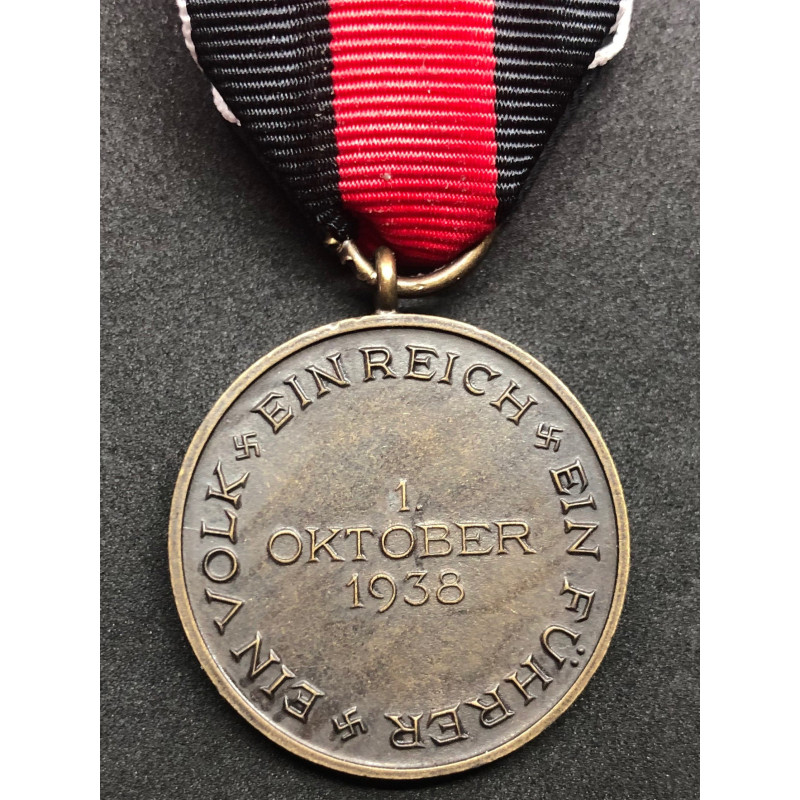 Sudetenland Medal 1 Octobre 1938