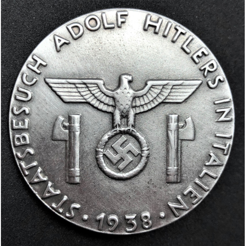 Badge Commemorativo Della Visita In Italia Di Hitler