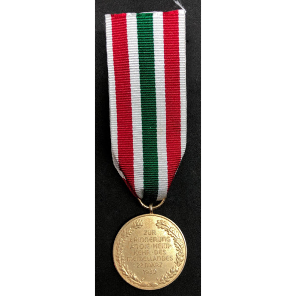 Return of Memel Commemorative Medal